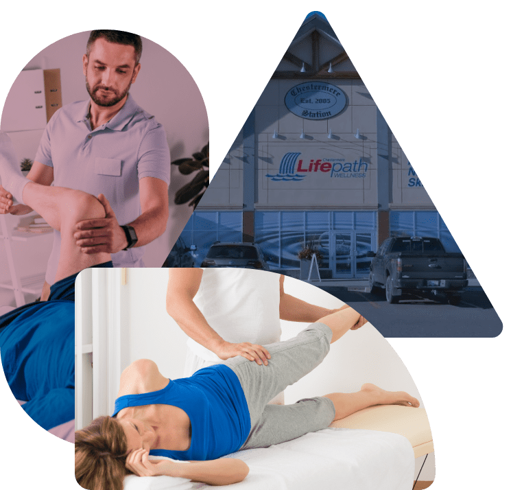 Lifepath Physiotherapy Collage Services Graphic | Lifepath Physiotherapy | Chestermere Physiotherapist